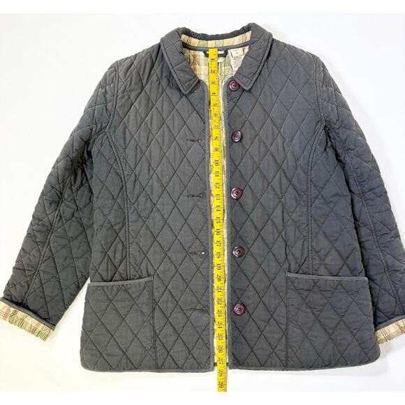 VTG LLBean OBC9Y Thermore Insulated Quilted Button Barn Puffer Jacket Women L - Picture 6 of 13